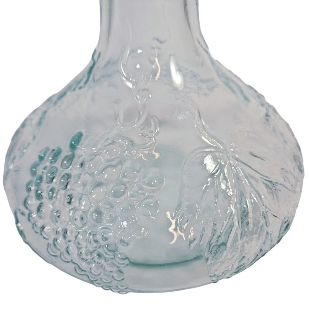 undecipherable vintage glass